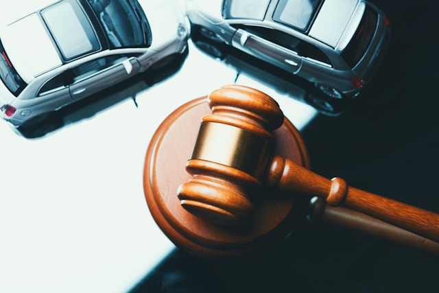 Gavel representing judicial intervention and liability disputes